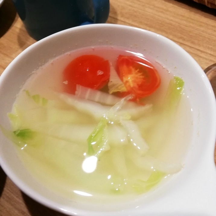 【時短】白菜の簡単スープ